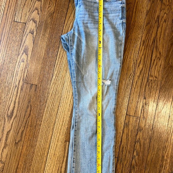 Pistola Blue Straight Leg Distressed Jeans - Picture 5 of 7